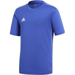 Футболка для мальчиков Adidas Core 18 JSY Junior CV3495, синяя цена и информация | Рубашка для мальчиков | pigu.lt