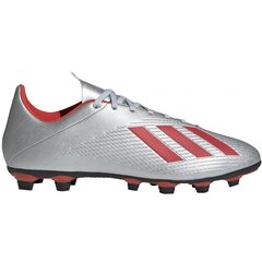 Futbolo bateliai Adidas X 19.4 FxG M F35379, pilki цена и информация | Футбольные бутсы | pigu.lt