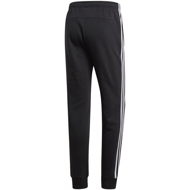 Sportinės kelnės vyrams Adidas Essentials 3 S Tapered FL M DQ3095, juodos цена и информация | Sportinė apranga vyrams | pigu.lt