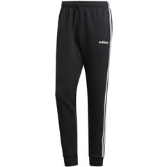 Sportinės kelnės vyrams Adidas Essentials 3 S Tapered FL M DQ3095, juodos цена и информация | Мужская спортивная одежда | pigu.lt