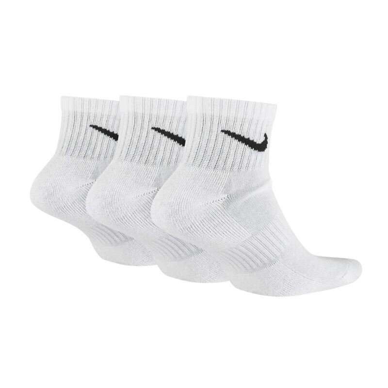 Sportinės kojinės vyrams Nike Everyday Cushion Ankle M SX7667 100, 3 poros, baltos kaina ir informacija | Vyriškos kojinės | pigu.lt