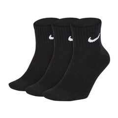 Sportinės kojinės vyrams Nike Everyday Lightweight Ankle M SX7677 010, 3 poros, juodos kaina ir informacija | Nike Vyrams | pigu.lt