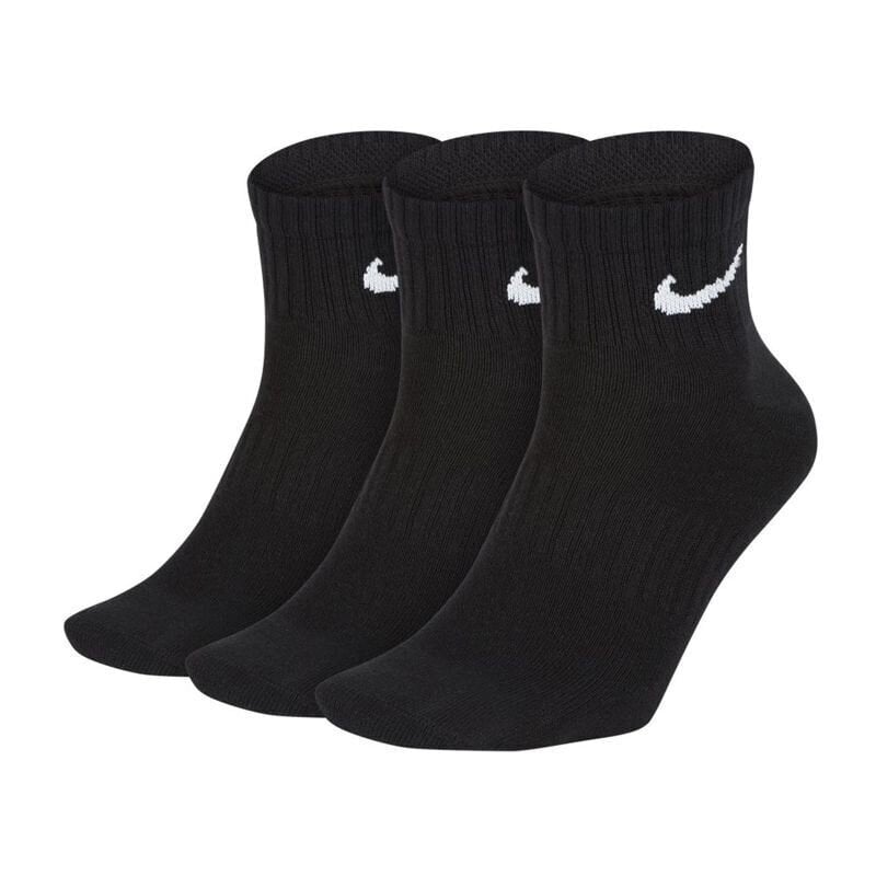 Sportinės kojinės vyrams Nike Everyday Lightweight Ankle M SX7677 010, 3 poros, juodos kaina ir informacija | Vyriškos kojinės | pigu.lt