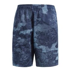 Sportiniai šortai vyrams Adidas Essentials Camo Short, mėlyni kaina ir informacija | Sportinė apranga vyrams | pigu.lt