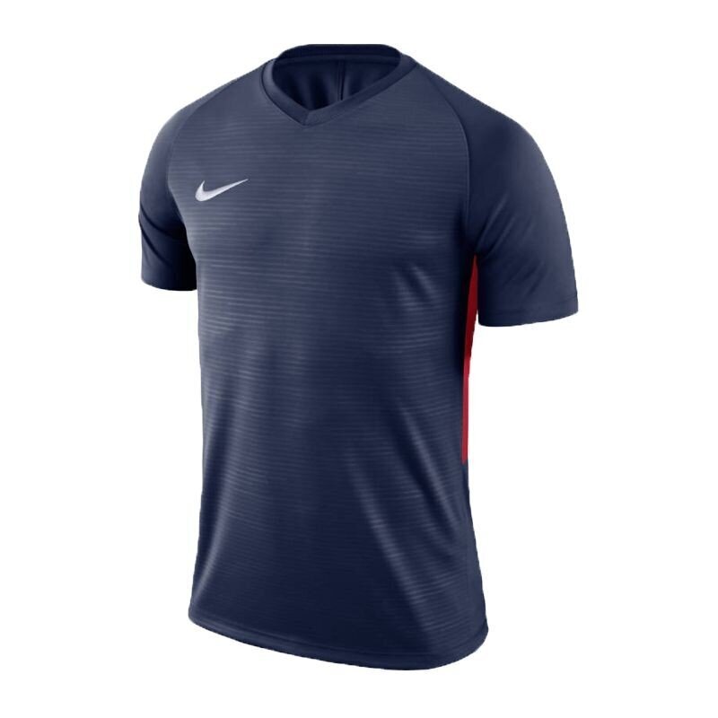 Sportiniai marškinėliai berniukams Nike Tiempo Prem Jr 894111 410, mėlyni kaina ir informacija | Marškinėliai berniukams | pigu.lt