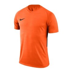 Футболка спортивная для мальчиков Nike JR Tiempo Prem Jr 894111 815, оранжевая цена и информация | Рубашки для мальчиков | pigu.lt