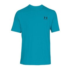 Спортивная футболка Under Armour Left Chest Logo M 1326799-439, 47654 цена и информация | Мужская спортивная одежда | pigu.lt