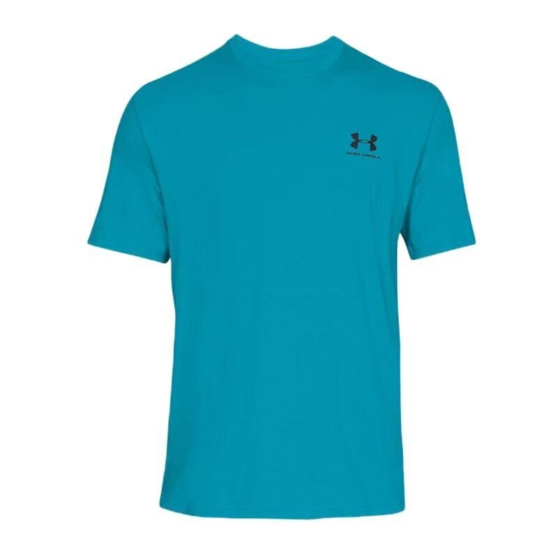 Sportiniai marškinėliai Under Armor Left Chest Logo M 1326799-439, 47654 kaina ir informacija | Sportinė apranga vyrams | pigu.lt