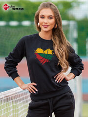 Sportinis komplektas moterims Lietuva, juodas kaina ir informacija | Sportinė apranga moterims | pigu.lt