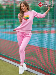 Sportinis komplektas moterims Lietuva, rožinis kaina ir informacija | Sportinė apranga moterims | pigu.lt