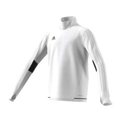 Джемпер для мальчиков Adidas Tiro 17 JR BQ2757, белый цена и информация | Свитеры, жилетки, пиджаки для мальчиков | pigu.lt