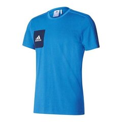 Marškinėliai berniukams Adidas Tiro 17 Tee JR BQ2666, mėlyni kaina ir informacija | Marškinėliai berniukams | pigu.lt