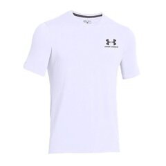 Спортивная мужская футболка Under Armour Sportstyle Left Chest Logo M 1257616 100, 47731 цена и информация | Мужская спортивная одежда | pigu.lt