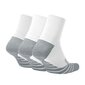 Sportinės kojinės vyrams Nike dry cushion quarter M SX5549 100, 3 poros, pilkos kaina ir informacija | Vyriškos kojinės | pigu.lt