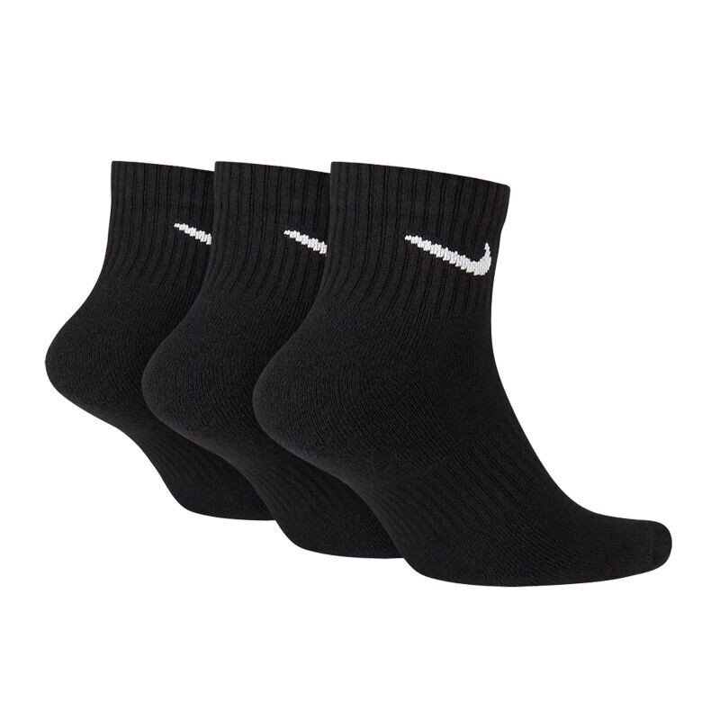 Sportinės kojinės vyrams Nike Everyday Cushion Ankle M SX7667 010, 3 poros, juodos kaina ir informacija | Vyriškos kojinės | pigu.lt