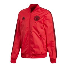 Džemperis vyrams Adidas MUFC Anthem M DX9077, raudonas kaina ir informacija | Džemperiai vyrams | pigu.lt