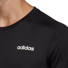 Спортивная футболка мужская Adidas D2M Plain Tee M DT8693, черная цена и информация | Мужские термобрюки, темно-синие, SMA61007 | pigu.lt