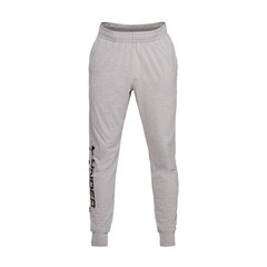 Sportinės kelnės vyrams Under Armour Sportstyle Cotton Graphic Jogger M 1329298-035, 48341, pilkos kaina ir informacija | Sportinė apranga vyrams | pigu.lt