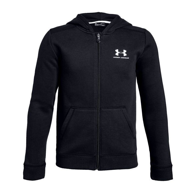 Džemperis berniukams Under Armour Cotton Fleece Full Zip JR 1343677-001, 48348 цена и информация | Megztiniai, bluzonai, švarkai berniukams | pigu.lt