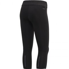 Спортивные штаны женские Adidas Own the Run Tight 3/4 W CF6222, черные цена и информация | Спортивная одежда для женщин | pigu.lt