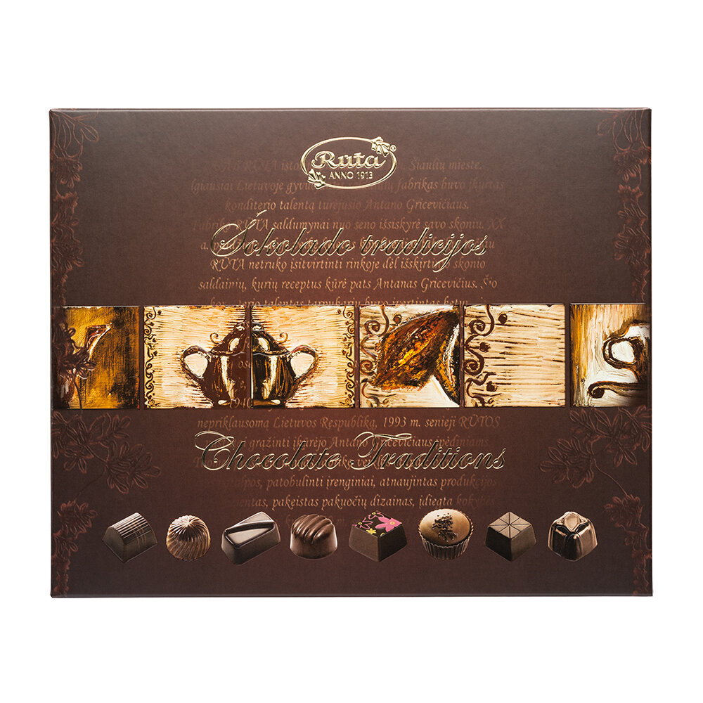 "Šokolado tradicijos" 1 x 220 g kaina ir informacija | Saldumynai | pigu.lt