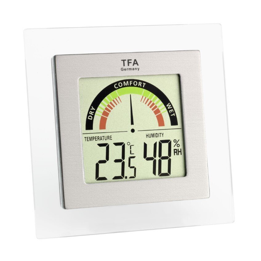 Higrometras - termometras TFA 305023 kaina ir informacija | Meteorologinės stotelės, termometrai | pigu.lt