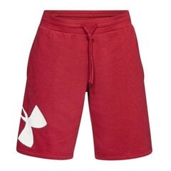 Sportiniai šortai vyrams Under Armor Rival Fleece Logo Short M, raudoni kaina ir informacija | Sportinė apranga vyrams | pigu.lt