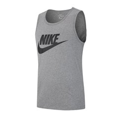 Nike sportiniai marškinėliai vyrams Nsw Icon Futura Tank M AR4991-063, pilki цена и информация | Мужская спортивная одежда | pigu.lt