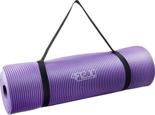 Коврик для упражнений 4fizjo 180x60x1 см, фиолетовый цена и информация | Коврики для йоги, фитнеса | pigu.lt