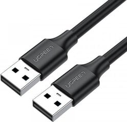 Ugreen US102 laidas USB 2.0, M-M, 3 m, juodas kaina ir informacija | Kabeliai ir laidai | pigu.lt