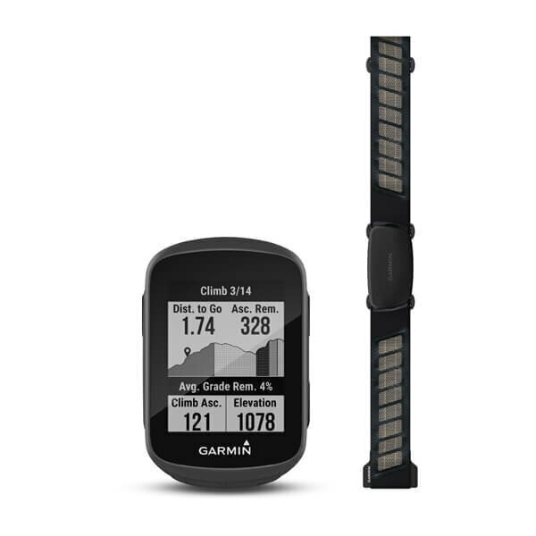 Dviračio kompiuteris su GPS navigacija Garmin Edge 130 Plus Bundle, juodas цена и информация | Dviračių kompiuteriai, navigacija | pigu.lt