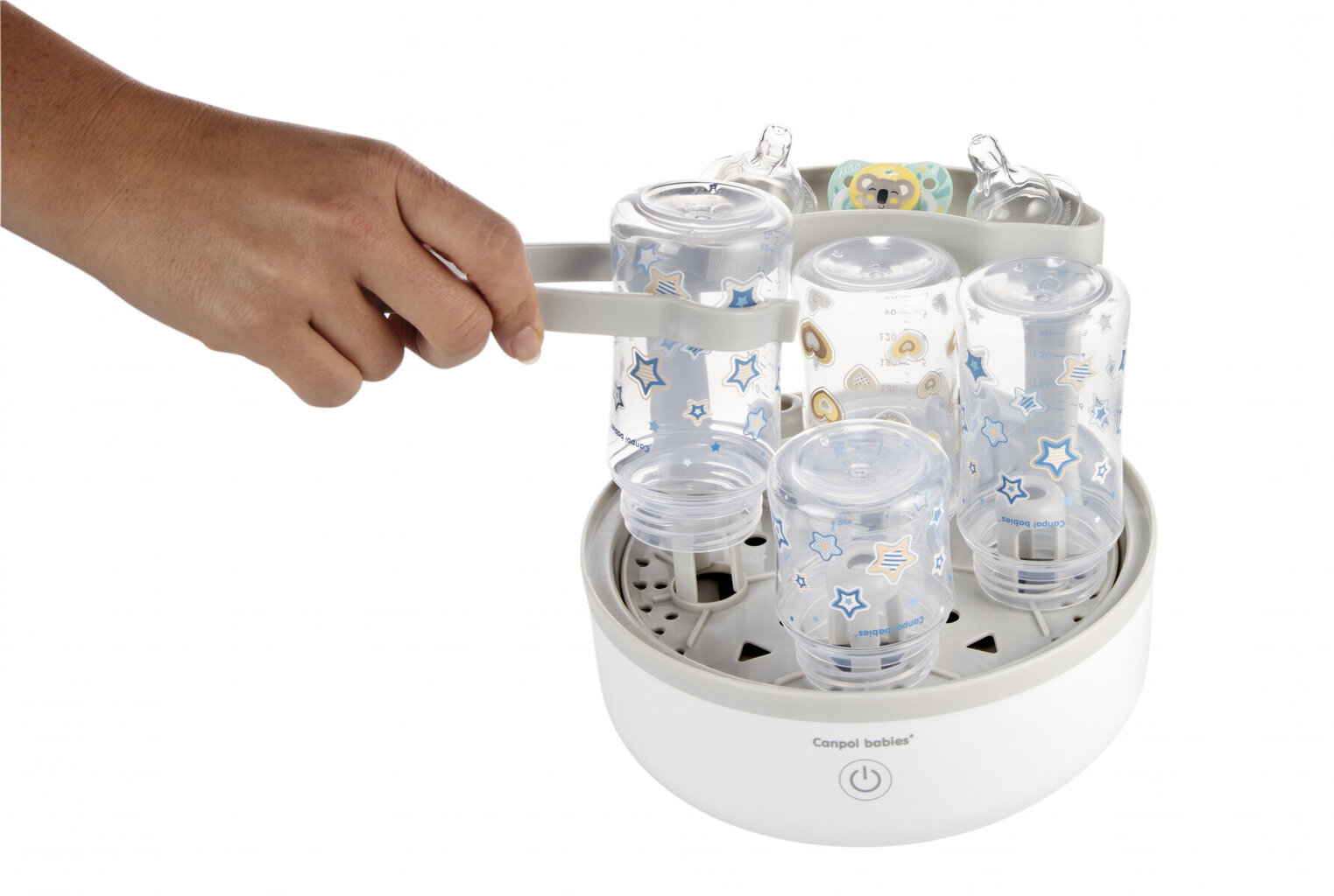 Elektrinis garų sterilizatorius Canpol Babies, 77/052 цена и информация | Buteliukų šildytuvai, sterilizatoriai | pigu.lt