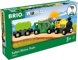 Сафари Rhinо поезд Brio Railway, 33964 цена и информация | Игрушки для мальчиков | pigu.lt