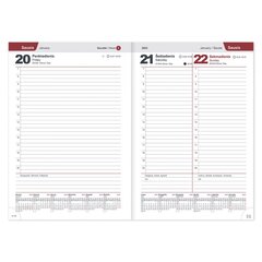 Darbo knyga-kalendorius BUSINESS DAY BALADEK, Timer, 2023m., A5, PU, juodos sp. kaina ir informacija | Kalendoriai, darbo knygos | pigu.lt