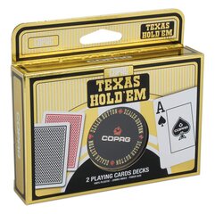 Copag Texas Hold'em 2 žaidimų kortų kaladės kaina ir informacija | Stalo žaidimai, galvosūkiai | pigu.lt