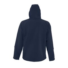 Водонепроницаемая и непродуваемая темно-синяя мужская куртка из софтшелла с капюшоном REPLAY MEN цена и информация | Мужские куртки | pigu.lt