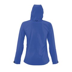 Водонепроницаемая и непродуваемая синяя женская куртка из софтшелла с капюшоном REPLAY WOMEN цена и информация | Женские куртки | pigu.lt
