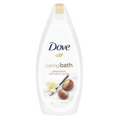 Пена для ванн Dove Caring Bath Shea Butter & Vanilla 450 мл цена и информация | Масла, гели для душа | pigu.lt