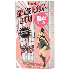 Набор гелевых красок для бровей Benefit Gimme Brow & Go 03 Medium, 2 x 3 г цена и информация | Карандаши, краска для бровей | pigu.lt