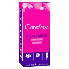 Įklotai Carefree Plus Large Scented 20 vnt kaina ir informacija | Tamponai, higieniniai paketai, įklotai | pigu.lt