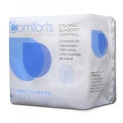 Higieniniai įklotai nelaikantiems šlapimo Cottons Discreet Panty Liners 20 vnt kaina ir informacija | Tamponai, higieniniai paketai, įklotai | pigu.lt