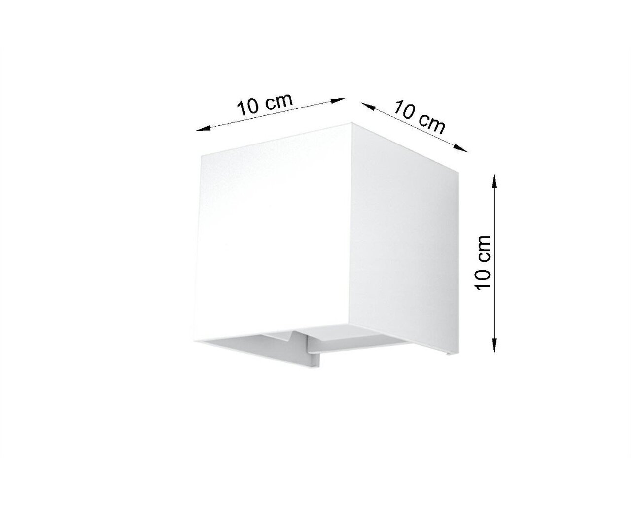 Sollux sieninis šviestuvas Luca White LED kaina ir informacija | Sieniniai šviestuvai | pigu.lt