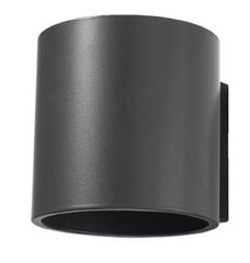 Sollux sieninis šviestuvas Orbis 1 Anthracite kaina ir informacija | Sieniniai šviestuvai | pigu.lt