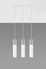 Sollux подвесной светильник Borgio 3 White цена и информация | Подвесной светильник | pigu.lt