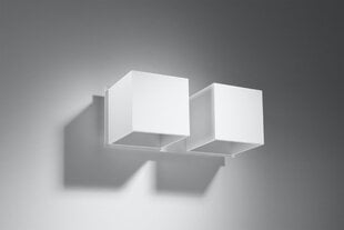 Sollux sieninis šviestuvas Quad 2 white kaina ir informacija | Sieniniai šviestuvai | pigu.lt