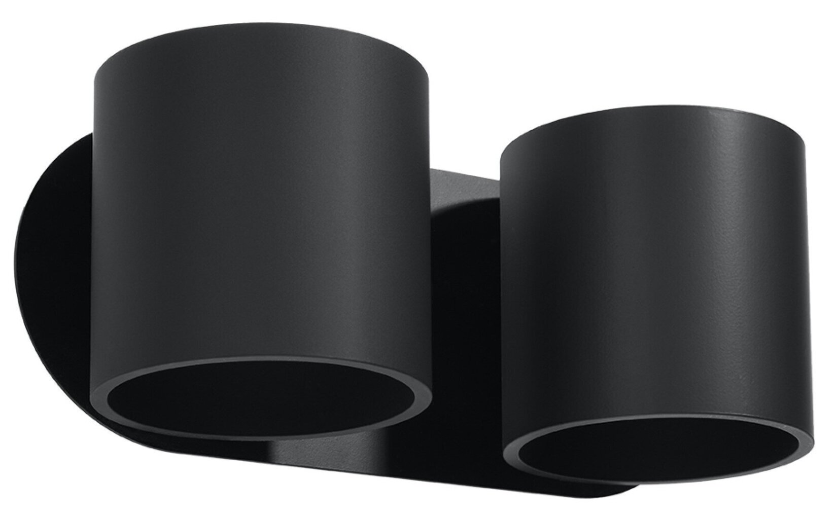 Sollux sieninis šviestuvas Orbis 2 Black kaina ir informacija | Sieniniai šviestuvai | pigu.lt