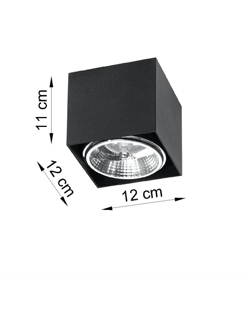 Sollux lubinis šviestuvas Blake Black kaina ir informacija | Pakabinami šviestuvai | pigu.lt