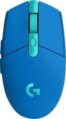 Logitech G305, mėlyna kaina ir informacija | Pelės | pigu.lt