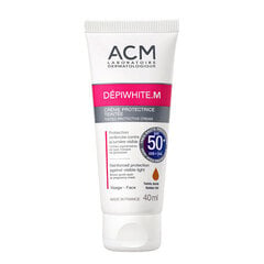 Veido kremas su spalva ACM Dépiwhite M Tinted Protective Cream SPF 50, 40ml kaina ir informacija | Veido kremai | pigu.lt