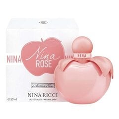 Туалетная вода Nina Ricci Nina Rose для женщин, 50 мл цена и информация | Женские духи | pigu.lt